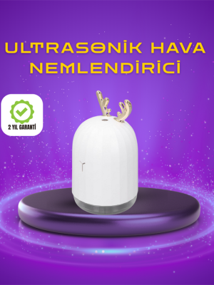 Renkli LED Işıklı ve Sürekli Spreyli Masa Nemlendirici