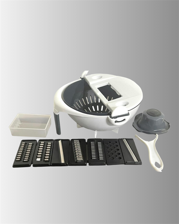 1211390_dilimleyici-ve-rende-bicakli-cok-amacl-6e15e.png Döner Mekanizmalı Rende Bıçaklı Sebze Dilimleyici Seti - Görsel 2