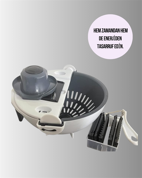 1211390_dilimleyici-ve-rende-bicakli-cok-amacl-e23cd.png Döner Mekanizmalı Rende Bıçaklı Sebze Dilimleyici Seti - Görsel 4