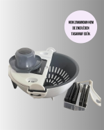 Süzgeçli Çok Fonksiyonlu Döner Rende ve Doğrayıcı - Görsel 4