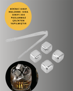 Paslanmaz Metal Buz Küpleri-Çok Amaçlı Kullanıma Uygun - Görsel 5