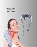 VNB-01 Şarjlı Isıtmalı Boyun ve Omuz Masaj Cihazı - Görsel 4