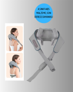 VNB-01 Titreşimli Boyun Masaj Aleti Gri Renk - Görsel 5