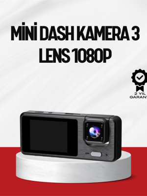 3 Kameralı DVR Araç Kamerası – Tam Güvenlik, Tam Kapsama