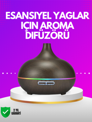 Zamanlayıcılı ve Otomatik Kapanmalı Aromaterapi Nemlendirici Difüzör