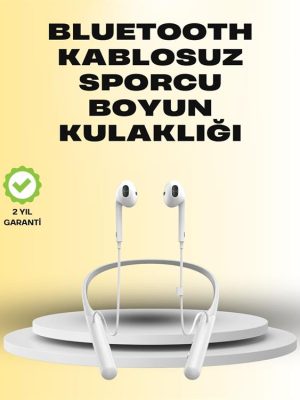 Yüksek Kapasiteli Pil Destekli Boyun Askılı Kulaklık – 100 Saat Dayanıklı