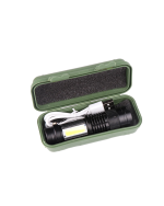 2000 Lümen LED El Feneri - Suya Dayanıklı, Odaklı, Klipsli - Görsel 5