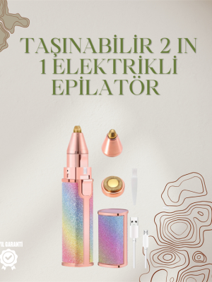 Mini Elektrikli Epilatör Cihazı – USB Şarjlı, Acısız Yüz ve Kaş Bakım Aleti