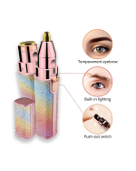 Paslanmaz Çelik Bıçaklı USB Epilatör – Kaş, Üst Dudak ve Çene Tüy Temizleyici - Görsel 4