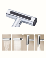 Krom Musluk Başlığı | 4'ü 1 Arada Su Çıkışı | Kolay Montajlı - Görsel 5