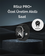 RS12 PRO+ 2025 Serisi Uzun Şarj Süreli Garantili Full Ekranlı Özel Üretim Akıllı Saat – 2GB Hafıza, AMOLED, GPS, Sesli Arama