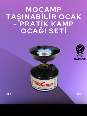 Hafif ve Kompakt Tasarımlı Taşınabilir Kamp Ocağı – Ergonomik Kullanım