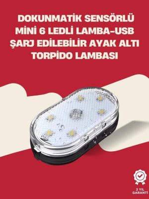 Uzun Ömürlü Lityum Bataryalı, Kompakt Araba İç Mekan LED Işıklar