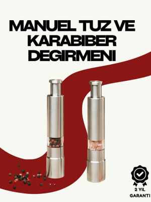 Hafif ve Kompakt, Taşınabilir Baharat Öğütücü - Mutfak ve Masa için