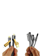 65W 4'ü 1 Arada Çoklu Şarj Kablosu – USB-C, USB-A, Lightning, Veri ve Şarj Desteği - Görsel 4