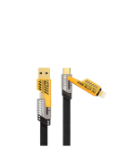 4'ü 1 Arada USB Hızlı Şarj ve Veri Kablosu – 65W Güç, Çoklu Bağlantı, 1.2m - Görsel 2