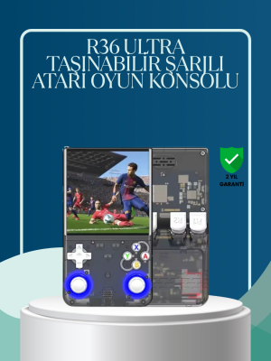 128GB Dahili Hafızalı R36 Ultra – 4” IPS Ekran, Retro Konsol, 30.000+ Oyun Yüklü