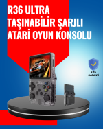 R36 Ultra El Konsolu – 4” HD IPS Ekran, 128GB Dahili Hafıza, 30.000 Oyun Yüklü