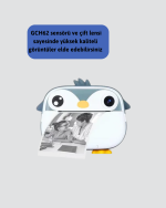 64GB TF Kart Destekli Çoklu Dil Seçeneği Sunan Anında Baskı Kamera - Görsel 2