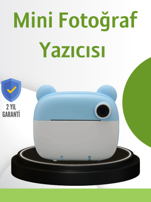 12 Özel Efektli ve Self-Timer Fonksiyonlu Baskı Kamera