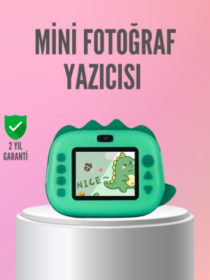 Anında Baskı Özellikli GCH62 Çift Lensli Dijital Kamera