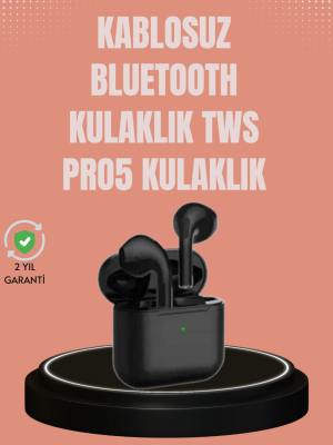 TWS Pro 5 Kulaklık – Uzun Süreli Kullanım İçin Yüksek Batarya Performansı