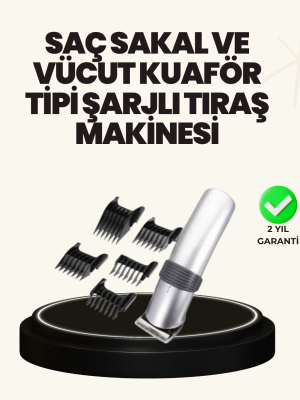 Şarjlı ve Kablosuz Tıraş Makinesi – Her Yerde Rahat Kullanım