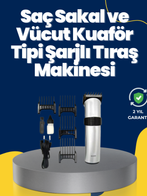 5 Farklı Kesim Tarağıyla Gelen Çok Amaçlı Tıraş Cihazı