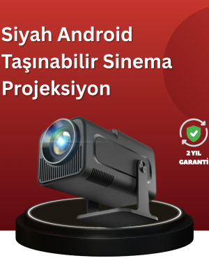 Uzun Ömürlü Lamba ve Dahili Hoparlörlü Ev Sinema Projektörü