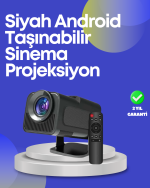 HDMI, USB ve Kulaklık Girişli Çoklu Bağlantı Seçenekli Projektör