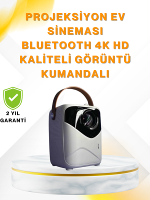 Ultra HD Çözünürlüklü Taşınabilir Projektör – 1920x1080 Piksel Görüntü Kalitesi