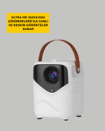 Ultra HD Çözünürlüklü Taşınabilir Projektör – 1920x1080 Piksel Görüntü Kalitesi - Görsel 2