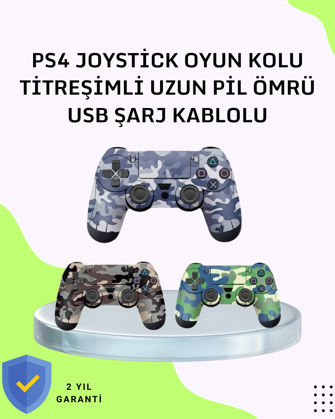 1211656_5-64.png Uzun Pil Ömürlü Oyun Kolu – USB ile Hızlı Şarj Desteği - Görsel 1