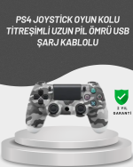 LED Işıklı Oyun Kolu – Durum Göstergeli Şık Tasarım