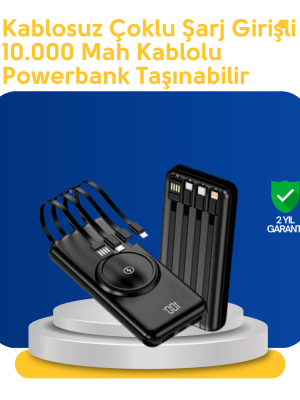 Akıllı Koruma Sistemli Powerbank – Hızlı, Güvenli ve Modern