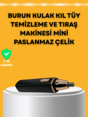 USB Şarjlı Sessiz Burun ve Kulak Kılı Temizleme Cihazı