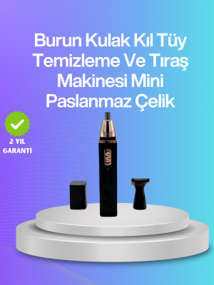 Sessiz çalışan tüy düzeltici burun ve kulak makinesi