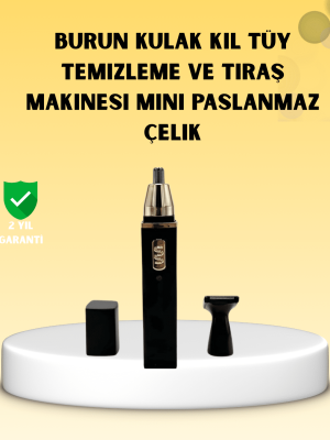 Şarjlı burun ve kulak kılı temizleme cihazı