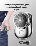 Cep Tipi Elektrikli Tıraş Makinesi – Güçlü, Sessiz, Su Geçirmez ve Ultra Taşınabilir - Görsel 3