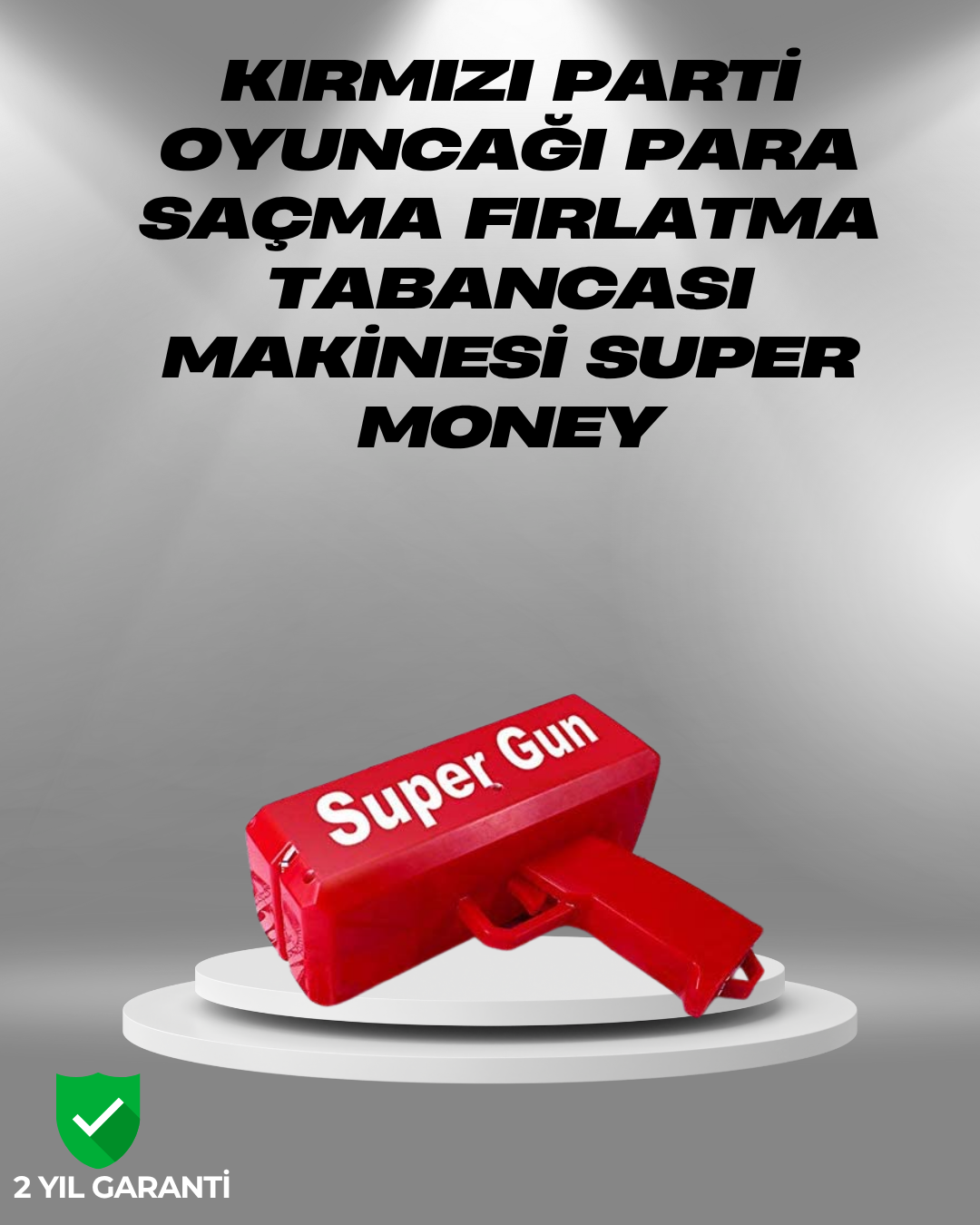 1211769_4-20.png Dolar Boyutunda Kâğıt Atışı Yapan Pil ile Çalışan Oyuncak Tabanca - Görsel 1