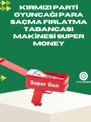Elektrikli Money Gun Oyuncak Parti Tabancası