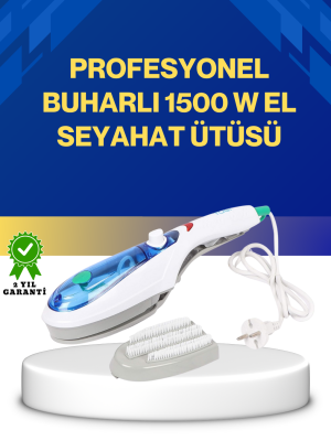 Kompakt Buharlı Ütü 1500W | Tüm Yüzeyler İçin Pratik ve Etkili