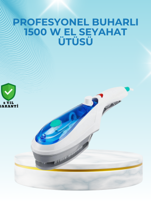 1500W Güçlü Buharlı Ütü | Yanık Riski Olmadan Hızlı Ütüleme