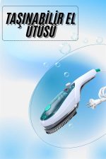 1500W Taşınabilir Buharlı Ütü | Tüm Kumaşlara Uygun, Aksesuar Setli, Kompakt Tasarım - Görsel 2