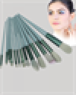 Toz ve Krem Ürünler İçin Güçlü Tutucu Yumuşak Kıllı Makyaj Fırça Takımı 13 Parça - Görsel 4