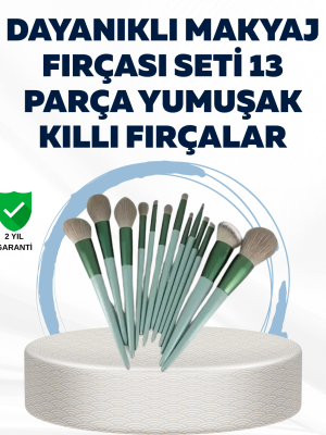 Profesyonel Kullanıma Uygun 13 Parça Makyaj Fırçası Takımı Fiber Kıllı