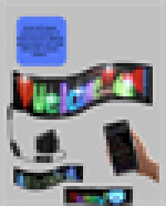 Yüksek Parlaklık Ayarlı RGB LED Ekran Kayan Yazı ve Grafik Destekli Esnek Panel - Görsel 5