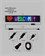 Yüksek Parlaklık Ayarlı RGB LED Ekran Kayan Yazı ve Grafik Destekli Esnek Panel - Görsel 2