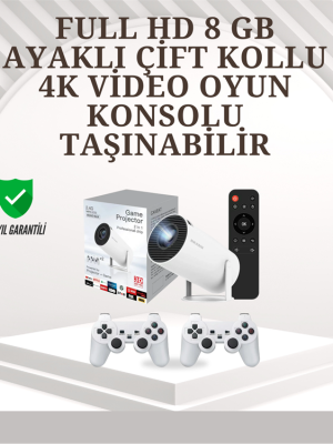 Taşınabilir Çok Fonksiyonlu Projeksiyon – Oyun, Sunum, Netflix ve Eğitim İçin