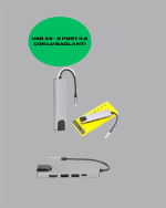 Type‑C Dönüştürücü – 2×USB3.0, SD/MS, 4K HDMI & RJ45 ile Profesyonel Kullanım - Görsel 3